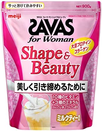 明治 ザバス(SAVAS) for Woman シェイプ & ビューティ ミルクティー風味 900g