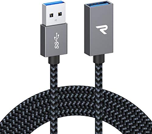 RAMPOW USB延長ケーブル【USB3.1 Gen 1/2M/保証付き】5Gbps高速データ転送 USB A(オス)-A(メス) USB延長コード