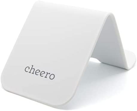 cheero CLIP Plus 万能 クリップ ボード シリコン スマホスタンド タブレットスタンド CHE-330 ホワイト
