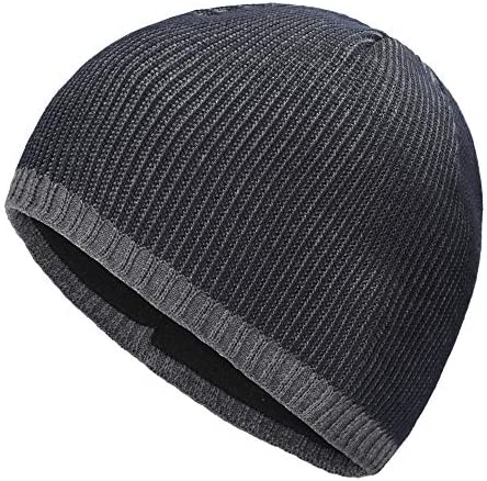 メンズビーニーニット帽秋冬カジュアルの暖かい厚い 帽子