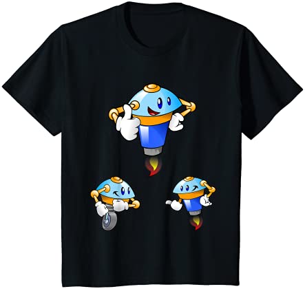 キッズ 幼児キッズボーイズガールズユースのためのロボットシャツ Tシャツ