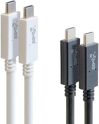 GOPPA ゴッパ USB3.2Gen2x2 対応Type-C USBケーブル 50cm USB PowerDelivery最大100W（20V/5A) ホワイト GP-CCU325A05M/W