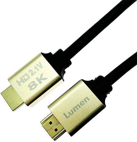 Lumen 伝送速度48Gbps ウルトラハイスピード HDMI Ver2.1 ケーブル【1m】8K 60p 7680x4320 カテゴリー３ LDC-8KHDMI10