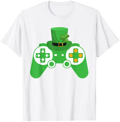 Video Game St Patricks Day Shirt Gamer Kids Boys Men Gaming Tシャツ