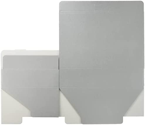 ヘッズ 日本製 無地 ギフトボックス 30.3×6.5×20.8cm シルバーグレー 10枚 箱 シンプル HEADS MSG-GB8