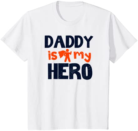 キッズ パパは私のヒーローです Tシャツ