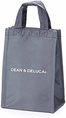 DEAN & DELUCA クーラーバッグ グレーS 保冷バッグ ファスナー付き コンパクト お弁当 ランチバッグ