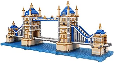 LULUFUN ブロック タワーブリッジ London Tower Bridge おもちゃ 建物 ミニパーツ マイクロブロック ホビー 子供 大人 誕生日 クリスマス