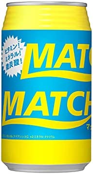 大塚食品 MATCH マッチ 缶 350ml×24本 ビタミン ミネラル 微炭酸 リフレッシュ チャージ