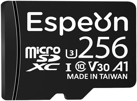 Espeon 256GB MicroSDXCカード UHS-I U3 A1 V30 4K Ultra HD Class10 - 最大読出速度95MB/s、SDアダプター付 - ESPMSD256