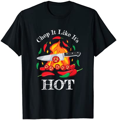 唐辛子 トウガラシ 辛い食べ物 面白い料理ホットチリ 料理人のためのデザイン Spicy Chili Pepper Tシャツ