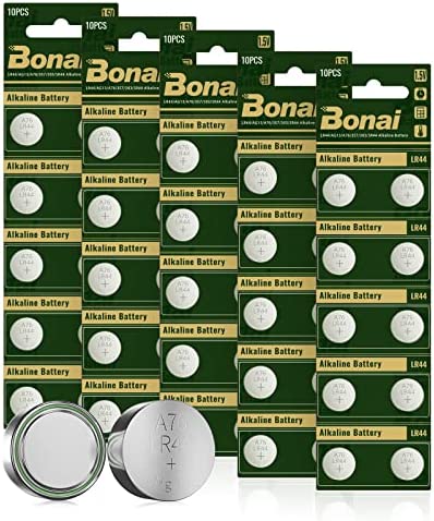 BONAI LR44 ボタン電池 50個 LR44 H アルカリボタン電池 1.5V アルカリ 電池 コイン電池 に適用する時計、体温計用