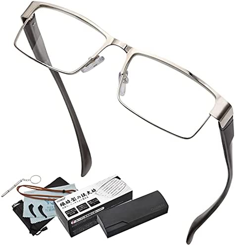 GOKEI ルーペメガネ ルーペ 拡大鏡 1.6倍 【ブルーライトカット 7点セット】 メガネ ルーペ めがね かくだい鏡メガネ 眼鏡型の拡大鏡 ル