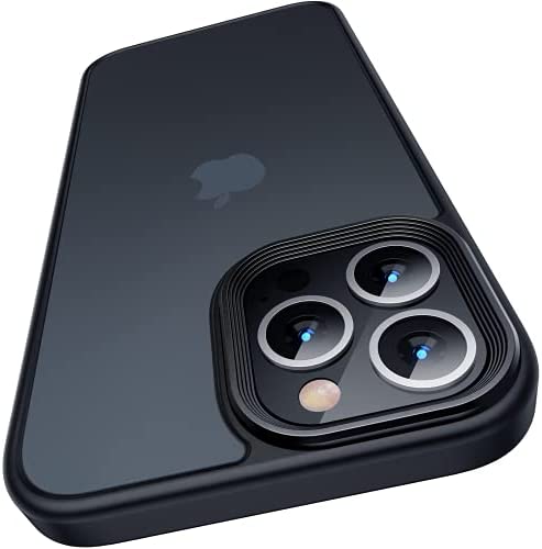 Meifigno iPhone13 Pro 用 ケース マット半透明 [米軍レベル保護とMagSafeとの互換性] ソフトなTPU+かたいPC [2021新型] 耐衝撃 指紋防止