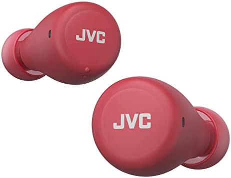 JVC HA-A5T-R 完全ワイヤレスイヤホン 本体質量3.9g小型軽量ボディ 最大15時間再生 Bluetooth Ver5.1対応 レッド
