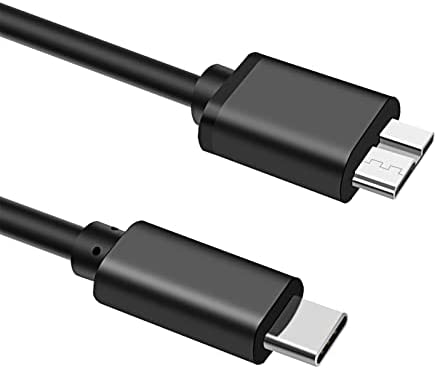 USB Type C to USB 3.0 変換ケーブル (0.2m) USB C 外付けhddケーブル USB Type C to USB 3.0 Micro B 3A急速充電と5Gbpsデータ転送 Macb