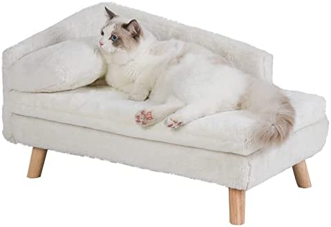 BingoPaw 小型犬ソファーベッド 猫椅子ベッド 大きい 四角 2匹 防水 洗えるカバー ふわふわ 暖かい ヒーター使える 冬/夏オールシーズン