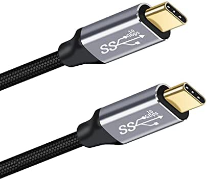 Koommon Type C to Type C ケーブル 4K/60Hz 映像出力 USB C to C ケーブル1M/PD対応 100W/5A 超急速充電 USB 3.1 gen2 10Gbps 高速デー