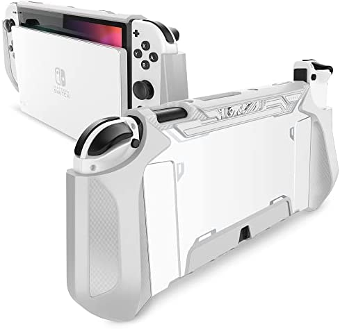 Mumba Nintendo Switch OLED 2021用 ケース TPUグリップ 保護カバー ドッキング可能 アクセサリー Nintendo Switch OLEDとJoy-Con コント