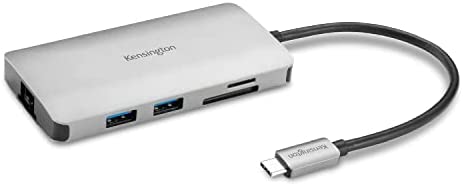 Kensington ケンジントン UH1400P USB-C接続 8-in-1モバイルハブK33820JP グレー