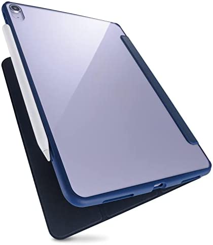 エレコム iPad Air 10.9インチ第5/4世代 (2022/2020年) ケース オートスリープ対応 手帳型 背面クリア 2アングル 耐衝撃 TOUGH SLIM LITE