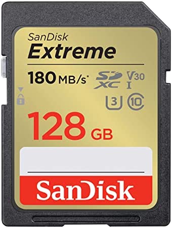 SanDisk (サンディスク) 128GB Extreme (エクストリーム) SDXC UHS-I メモリーカード - C10/U3/V30/4K/UHD SDカード - SDSDXVA-128G-GNC