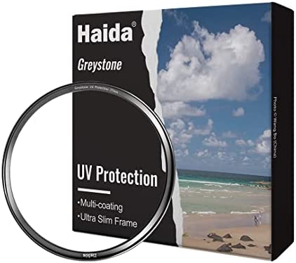 Haida UVフィルター 46mm 保護フィルター レンズフィルター カメラ用 金の外輪付き