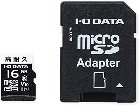 アイ・オー・データ IODATA microSDカード ドラレコ用 16GB microSDHC Class 10対応 高耐久 MSD-DR16G