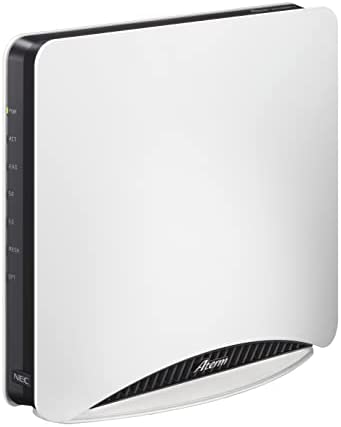 【】NEC Aterm 無線LAN WiFi ルーター Wi-Fi6E(11ax)トライバンド、10Gbps有線LANポート対応 12ストリーム AM-AX11000T12 (iPhone 13 / 1