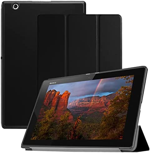 TRkin 対応 Xperia Z4 Tablet docomo SO-05G/au SOT31 ?用モデル専用タブレット ケース 超薄型 対応 Xperia Z4 Tablet docomo 適用三つ折