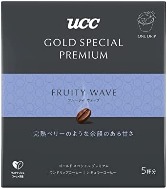 UCC GOLD SPECIAL PREMIUM ドリップコーヒー フルーティウェーブ 5杯