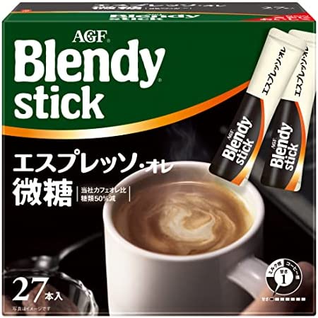 AGF ブレンディ スティック エスプレッソ・オレ微糖 27本 【 スティックコーヒー 】