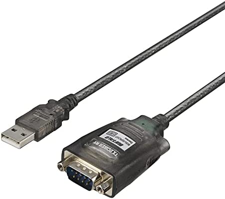 バッファロー USBシリアル変換ケーブル ブラックスケルトン 1m BSUSRC0710BS/N