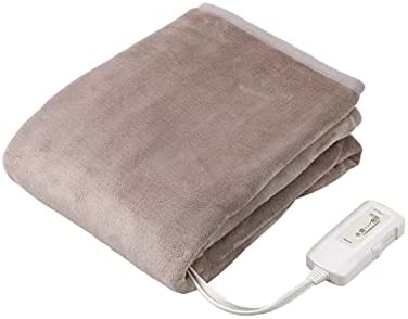 コイズミ 電気毛布 敷毛布 うるおい電気毛布 モイストタイプ 丸洗い可 140×80cm ベージュ KDS-50227M