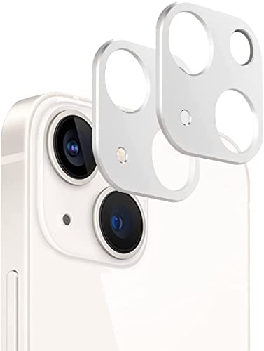 【2個入り 】iPhone14 / iPhone14 Plus カメラカバー カメラ レンズ 保護カバー AnnhanT 2眼 全面保護 アルミ合金製 露出オーバー防止 剥
