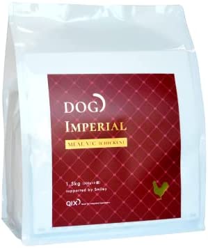 DOG IMPERIAL MEAL V/C(ベジタブル & チキン) 500g×3袋 ドッグフード 手作りフードのベースに ドッグインペリアル 国産 QIX 茶色